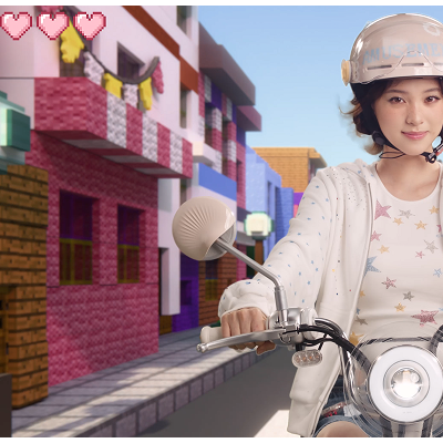 女生电动车怎么选？抄欧阳娜娜作业就对了：爱玛元宇宙，好看好骑好出片